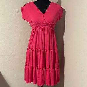 Hot pink summer dress